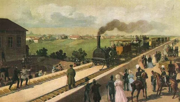 Kolej Carskosielska, 1837 r. / Tsarskoye Selo Railway, 1837